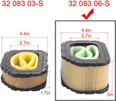 Hipa 32-083-06 Air Filter For Kohler SV710 SV715 SV720 SV725 SV730 SV735 SV740 SV810 SV820 SV830 SV840 Courage Engine Tractor 32-083-06S 32 883 03-S1